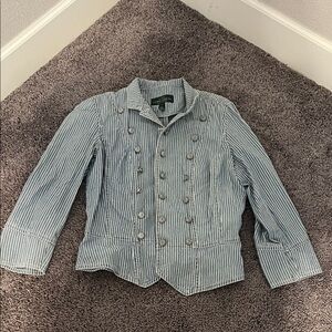 Ralph Lauren Blue Striped Jacket